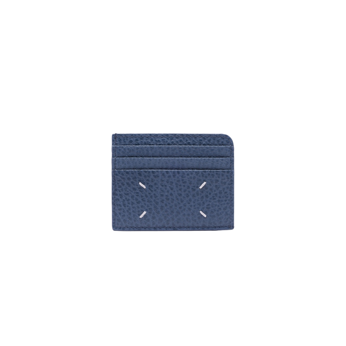 SA3VX0007P4455T6099 Maison Margiela Stitch Card Holder Blue - 대표 이미지 #1