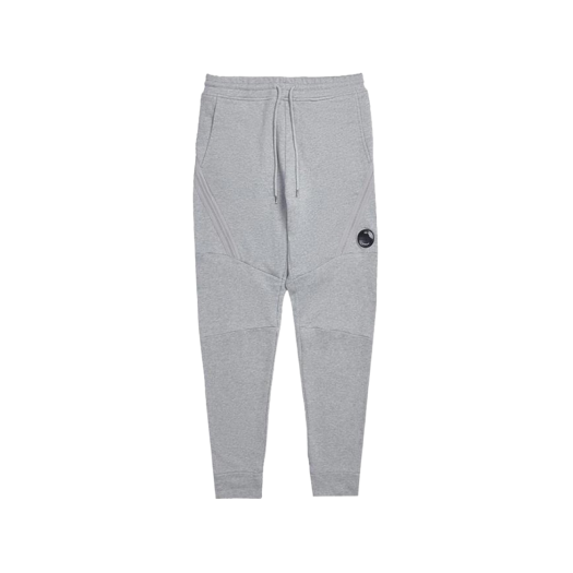 C.P. Company Diagonal Raised Fleece Utility Sweatpants Grey Melange - 21SS