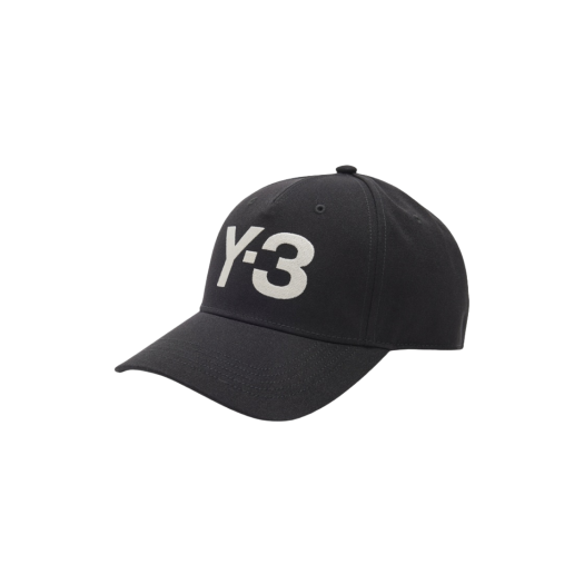 Y-3 Logo Cap Black