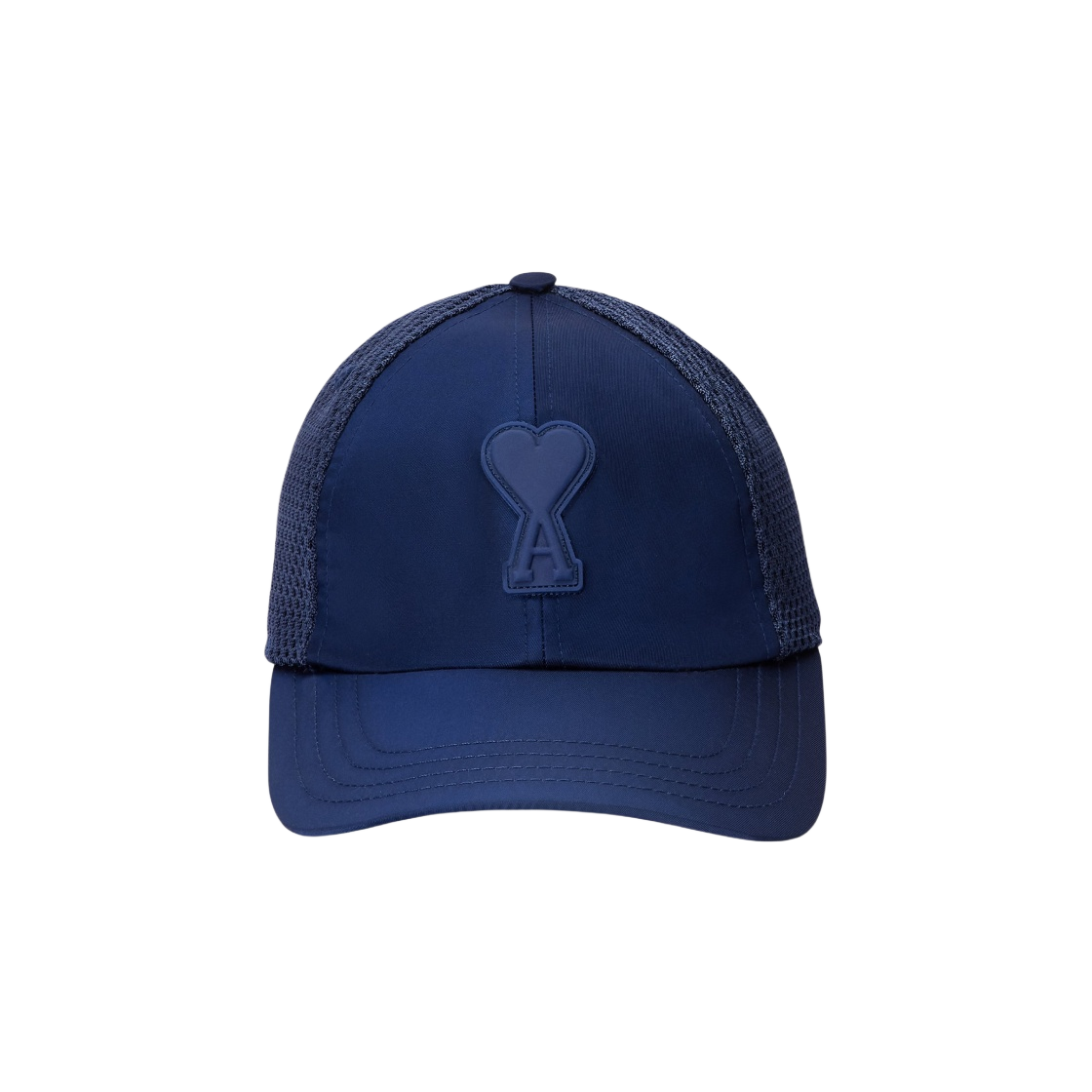 아미 하트 로고 실리콘 패치 캡 노틱 블루(AMI de Coeur Silicone Patch Cap Nautic Blue) - 1