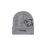 Supreme MF Doom Beanie Heather Grey - 23FW