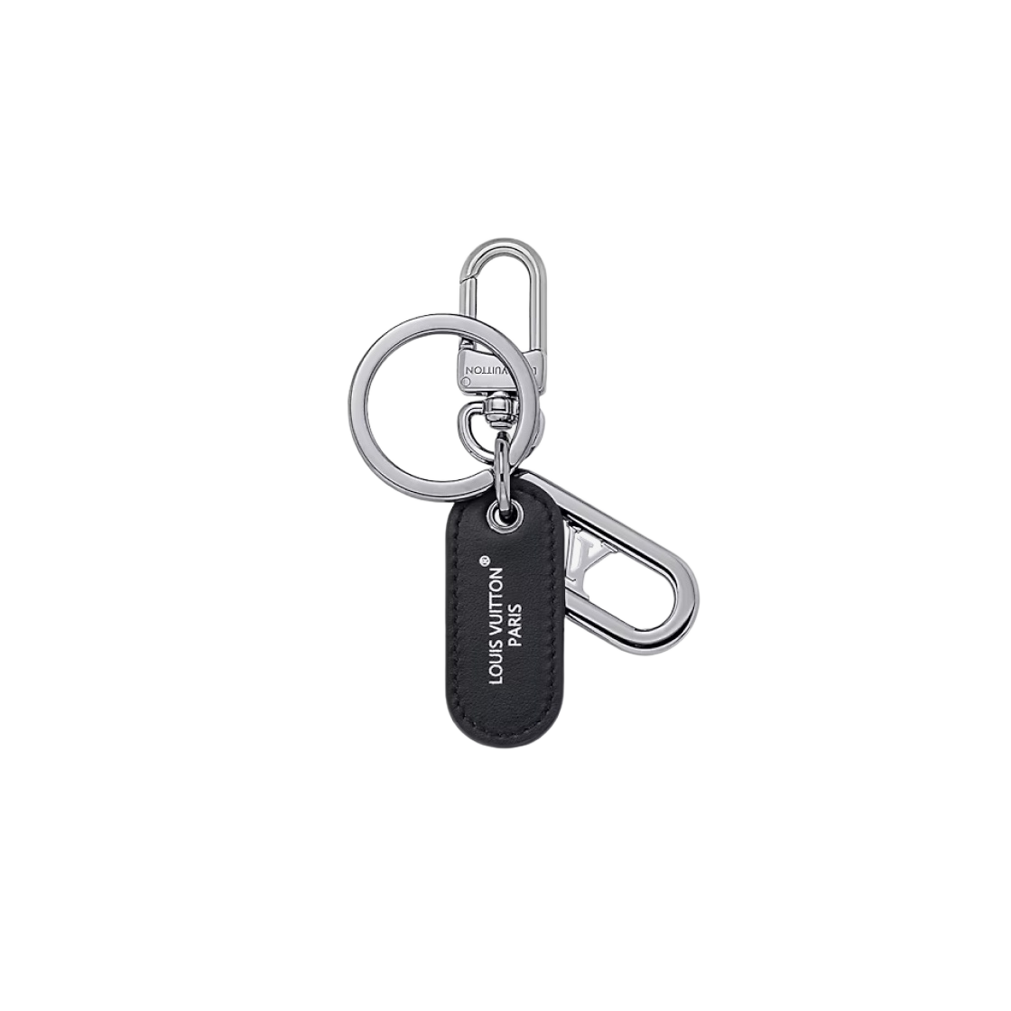 M00927 Louis Vuitton LV Padded Circle Bag Charm and Key Holder Monogram Eclipse - #2