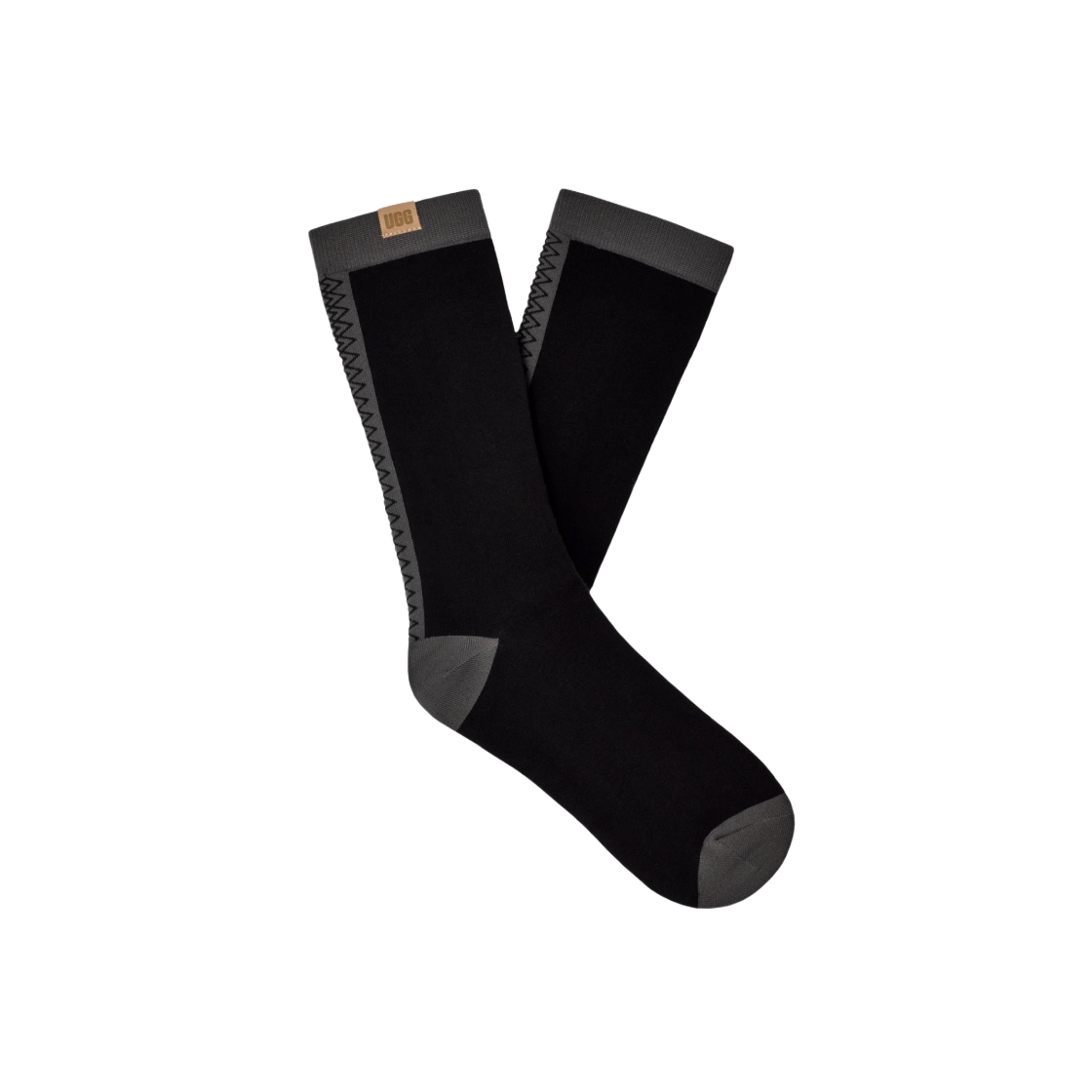 (W) 어그 타스만 크루 삭스 블랙((W) UGG Tasman Crew Sock Black)