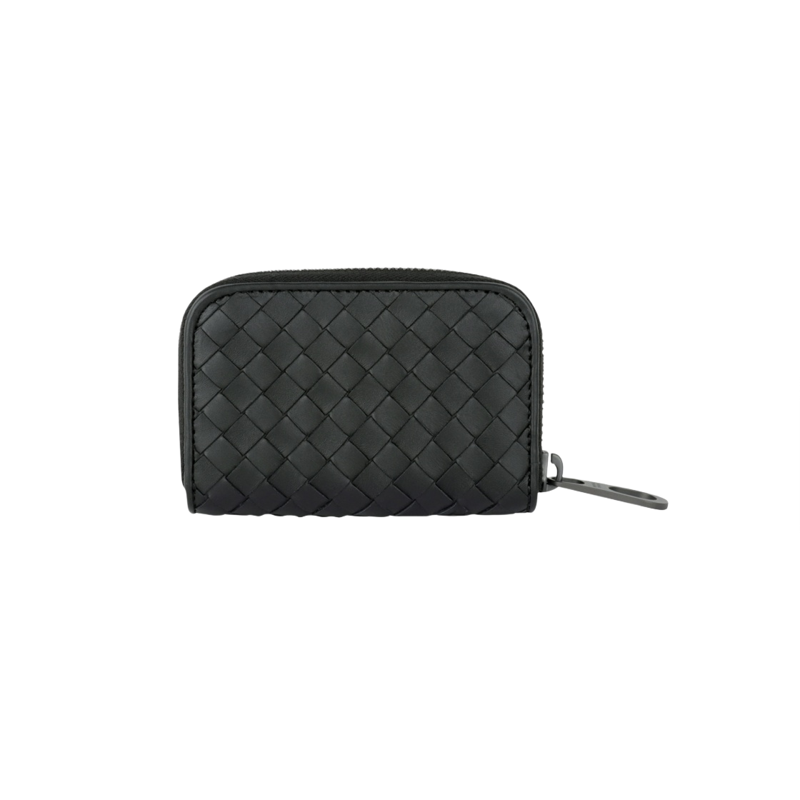 473010V46511000 Bottega Veneta Zipped Card Case Black - 대표 이미지 #1