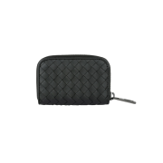 Bottega Veneta Zipped Card Case Black