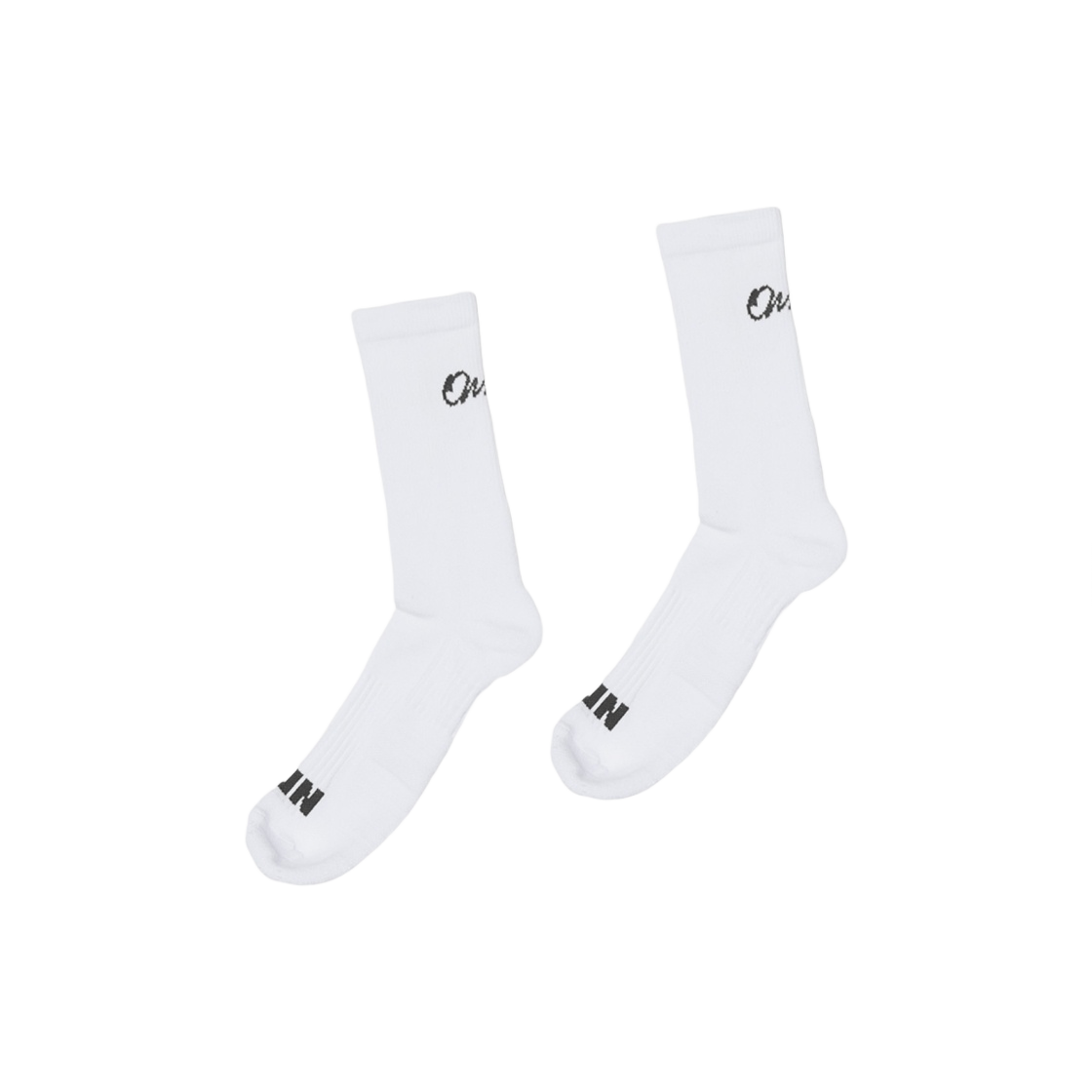 원알엠 에센셜 컴프레션 삭스 화이트 블랙(ONERM Essential Compression Socks White Black)