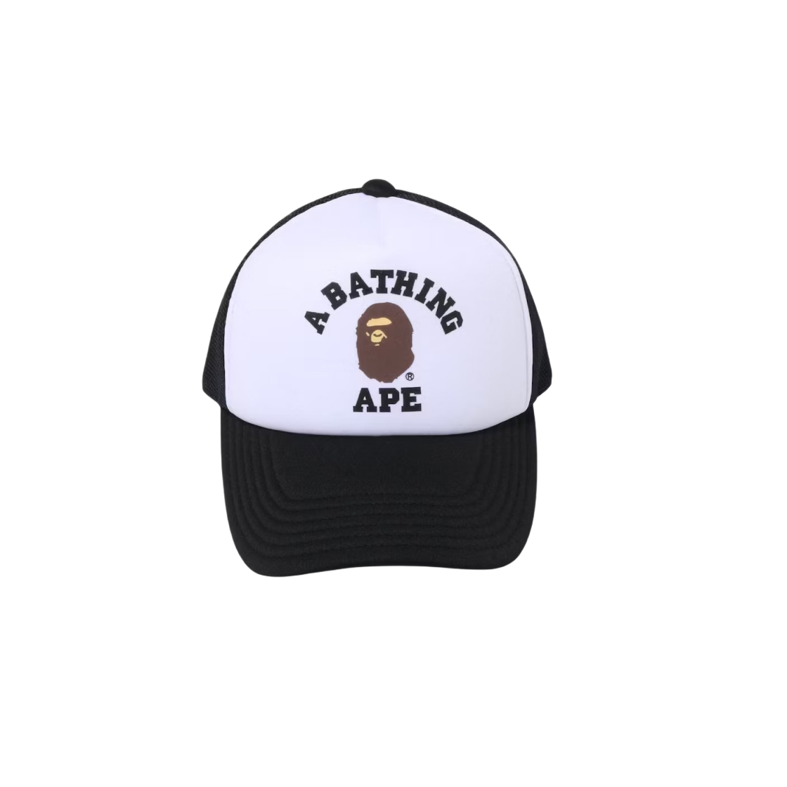 베이프 컬리지 메쉬캡 블랙(BAPE College Mesh Cap Black)