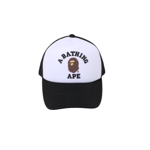 - BAPE College Mesh Cap Black