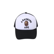 BAPE College Mesh Cap Black