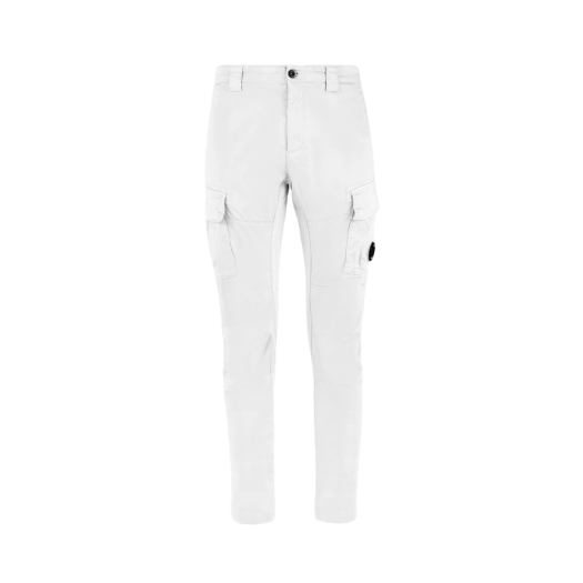 C.P. Company Stretch Sateen Cargo Pants Gauze White - 22SS
