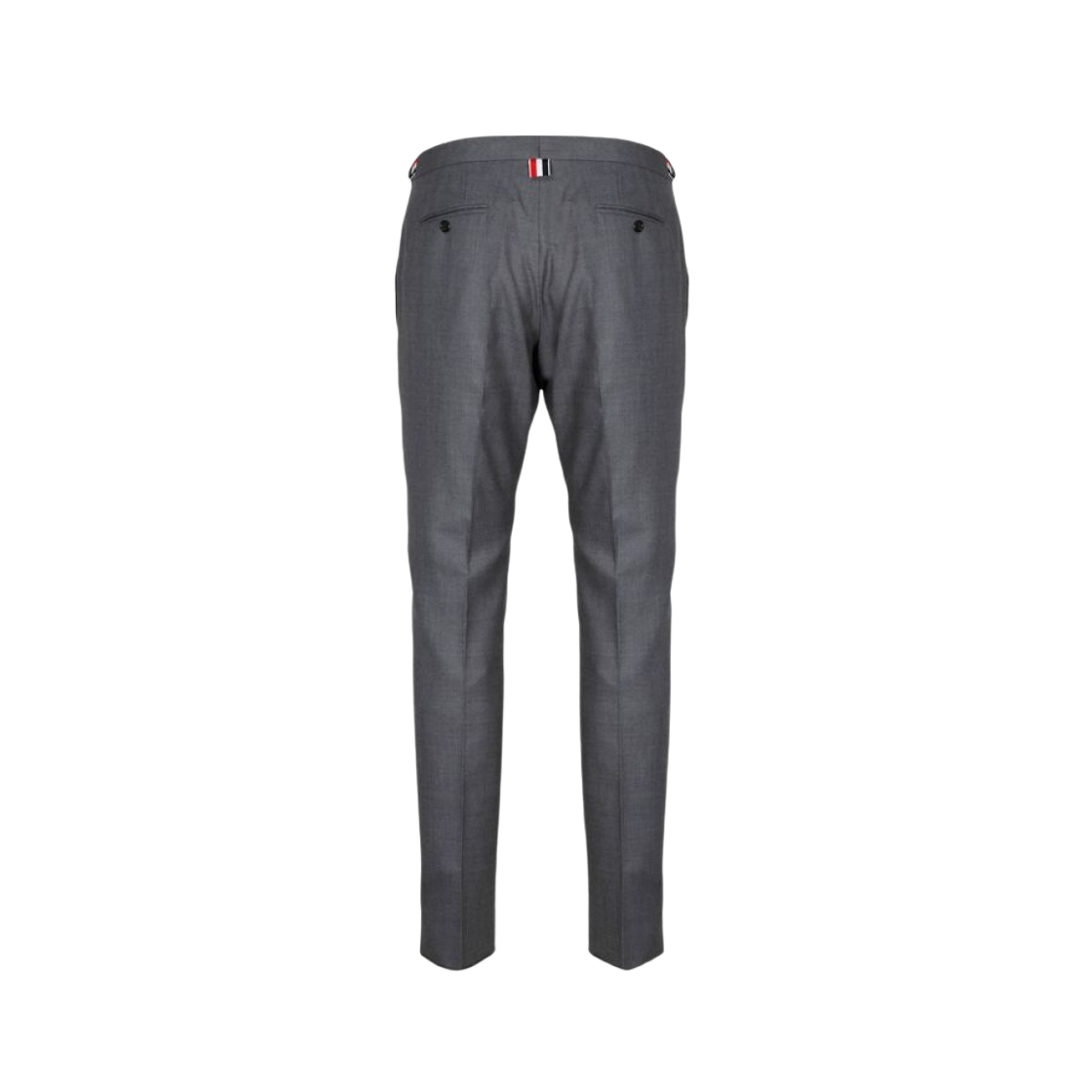MTC159A-00626-035 Thom Browne Super 120S Twill Low Rise Skinny Side Tab Trousers Medium Grey - #2
