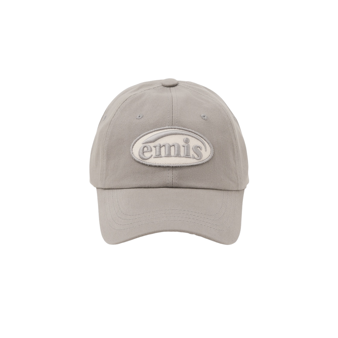 이미스 톤 온 톤 와펜 볼캡 그레이(Emis Tone On Tone Wappen Ball Cap Gray)