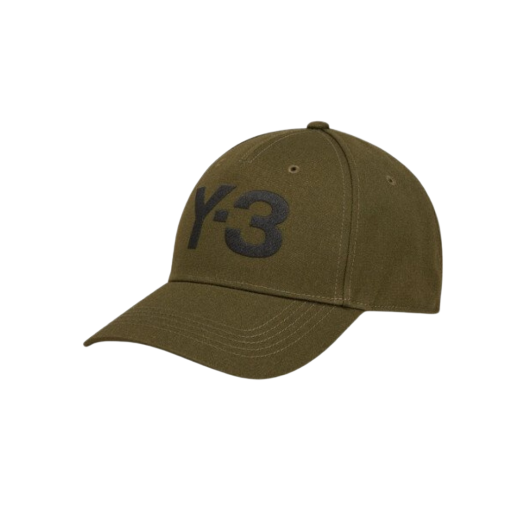 Y-3 Logo Cap Black Kaki