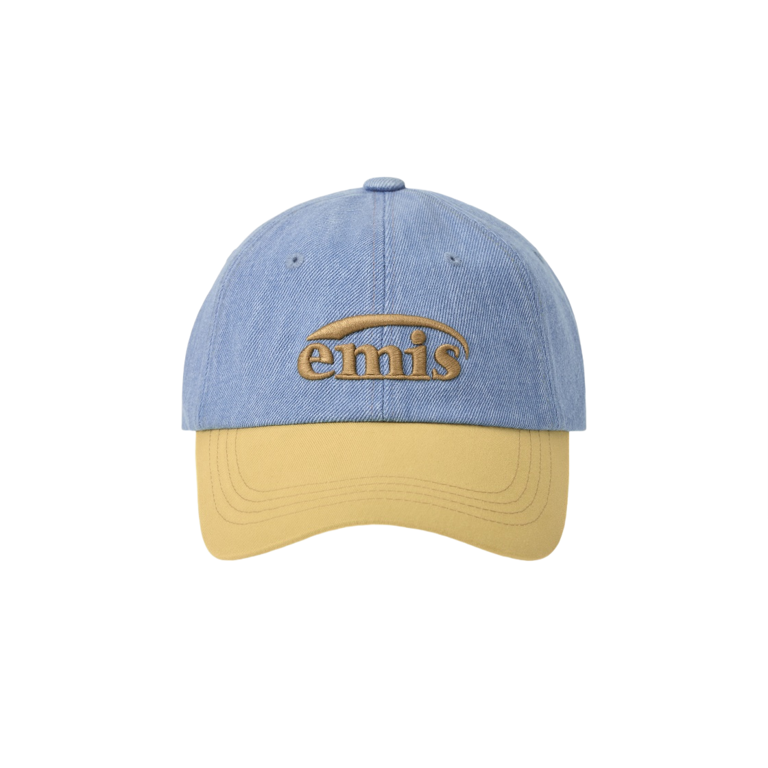 EMIS】 WASHED DENIM BALL CAP - GRAY/PINK | eBay