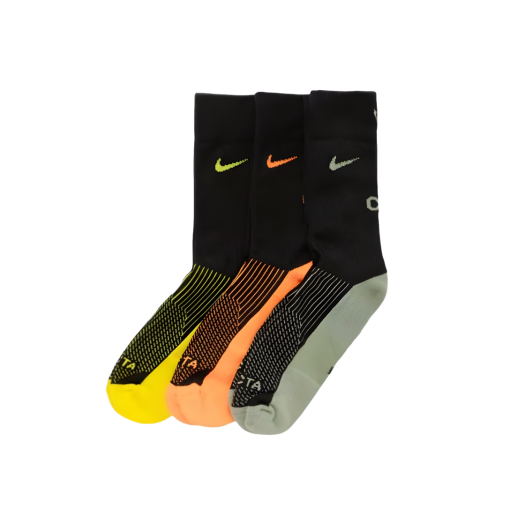 Nike x Drake Nocta Crew Socks Black Multi Color (3 Pack)