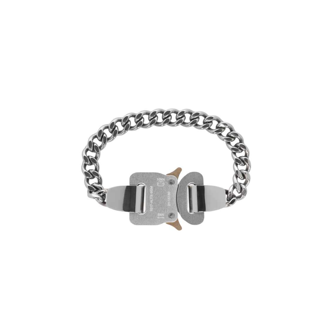 AAUJW0214OT01GRY0002 1017 Alyx 9SM Metal Buckle Bracelet Silver