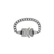1017 Alyx 9SM Metal Buckle Bracelet Silver