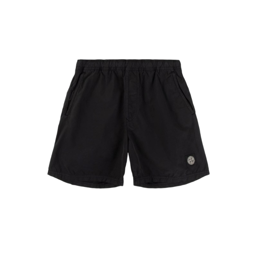 Stone Island B0946 Brushed Cotton Swimming Trunk Black - 21SS