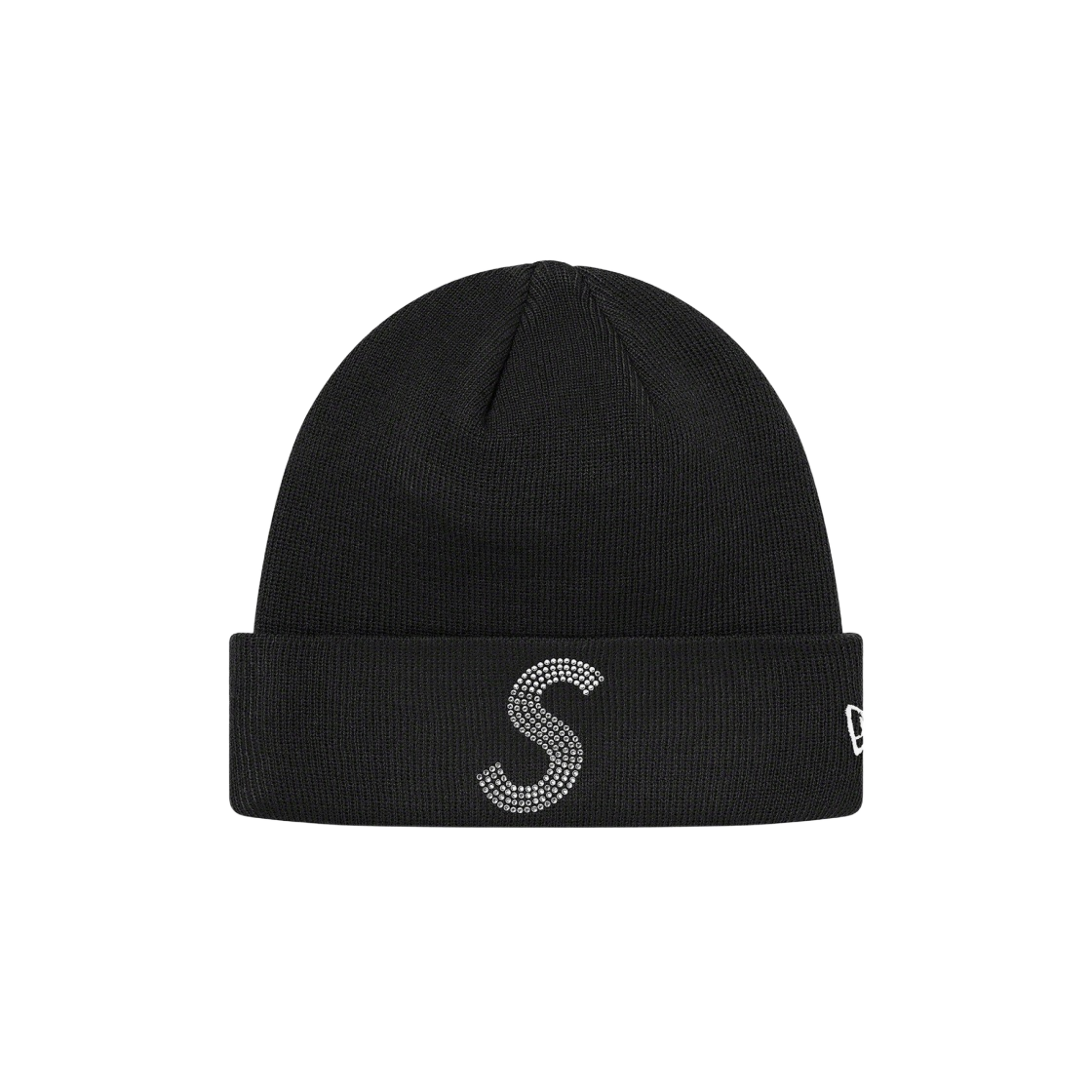 슈프림 뉴에라 스와로브스키 S 로고 비니 블랙 - 21SS | Supreme