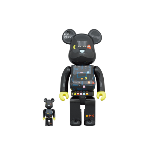 Bearbrick Pac-Man 100% & 400% Set