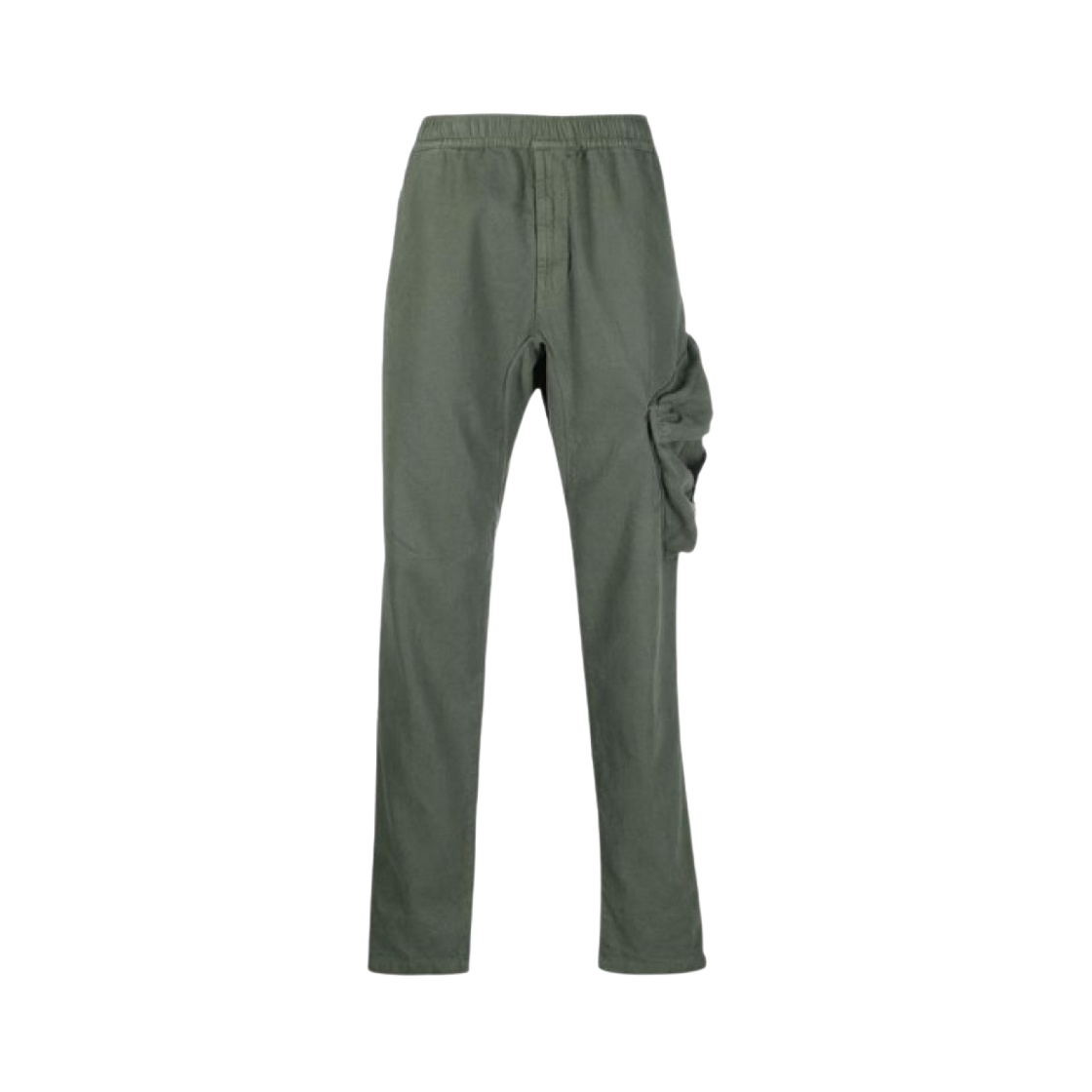 751530104-V0055 Stone Island 30104 Brushed Textured Recycled Cotton Cargo Pants Olive - 21FW - 대표 이미지 #1