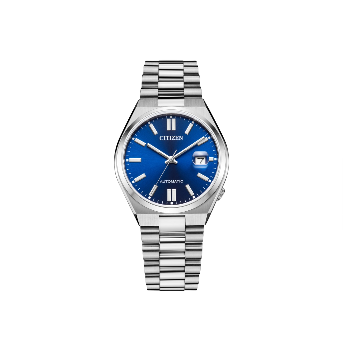 시티즌 메카니컬 오토매틱 40mm 스테인리스 스틸 블루 실버(Citizen Mechanical Automatic 40mm Stainless Steel Blue Silver)