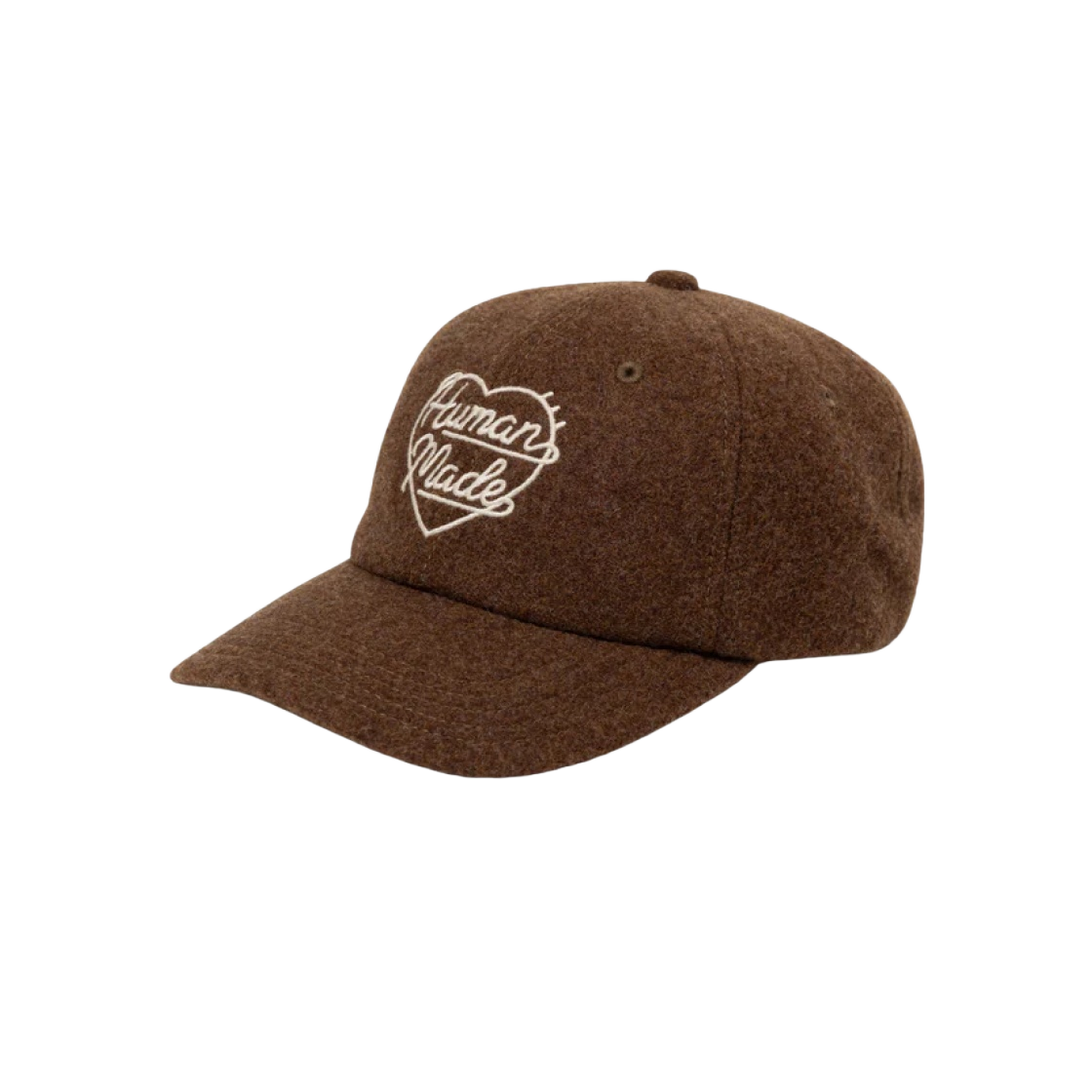 HM26GD012 Human Made 6-Panel Wool Cap Brown - 대표 이미지 #1