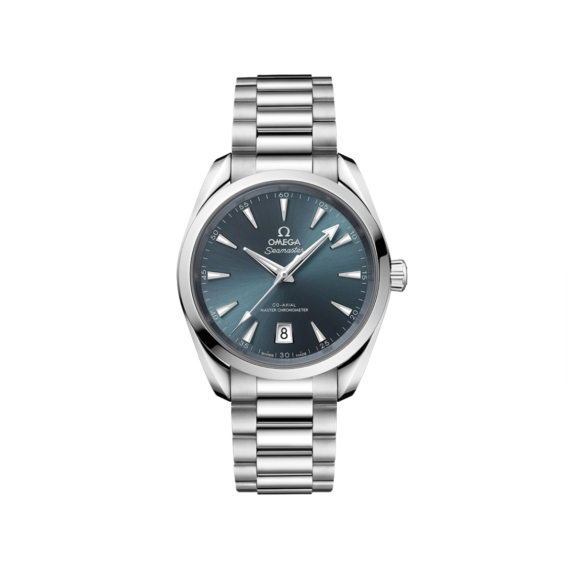 22010382003003 Omega Seamaster Aqua Terra Shades Co Axial Master Chronometer Steel Atlantic Blue
