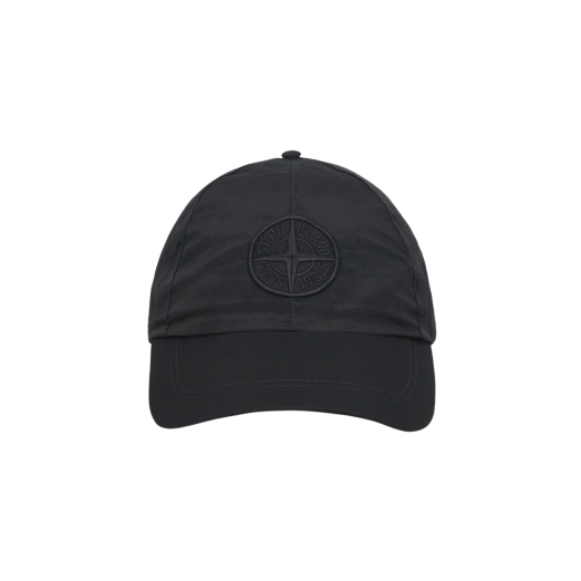 791599576-A0029 Stone Island 99576 Nylon Metal 6-Panel Cap Black - 23FW