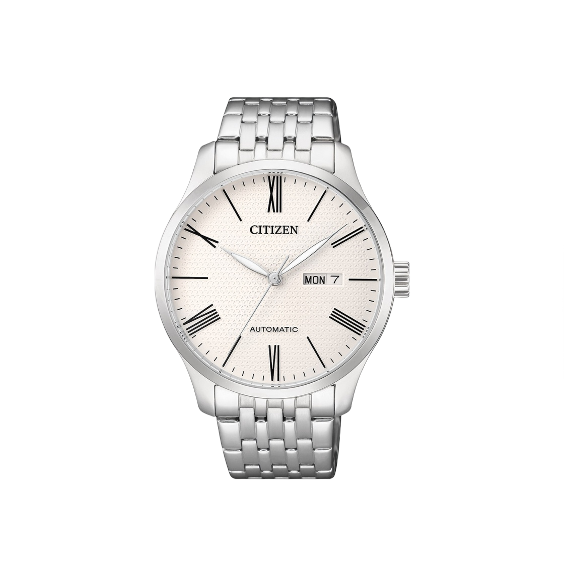 시티즌 메카니컬 오토매틱 40mm 스테인리스 스틸 화이트 실버(Citizen Mechanical Automatic 40mm Stainless Steel White Silver)