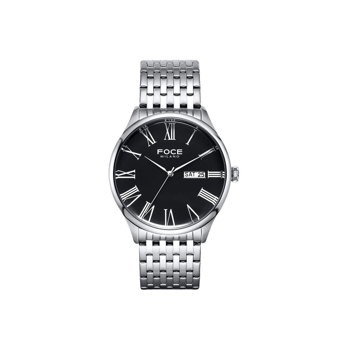포체 FM7601GMBK 데이데이트 스테인리스 스틸 40mm 블랙(Foce FM7601GMBK Daydate Stainless Steel 40mm Black)