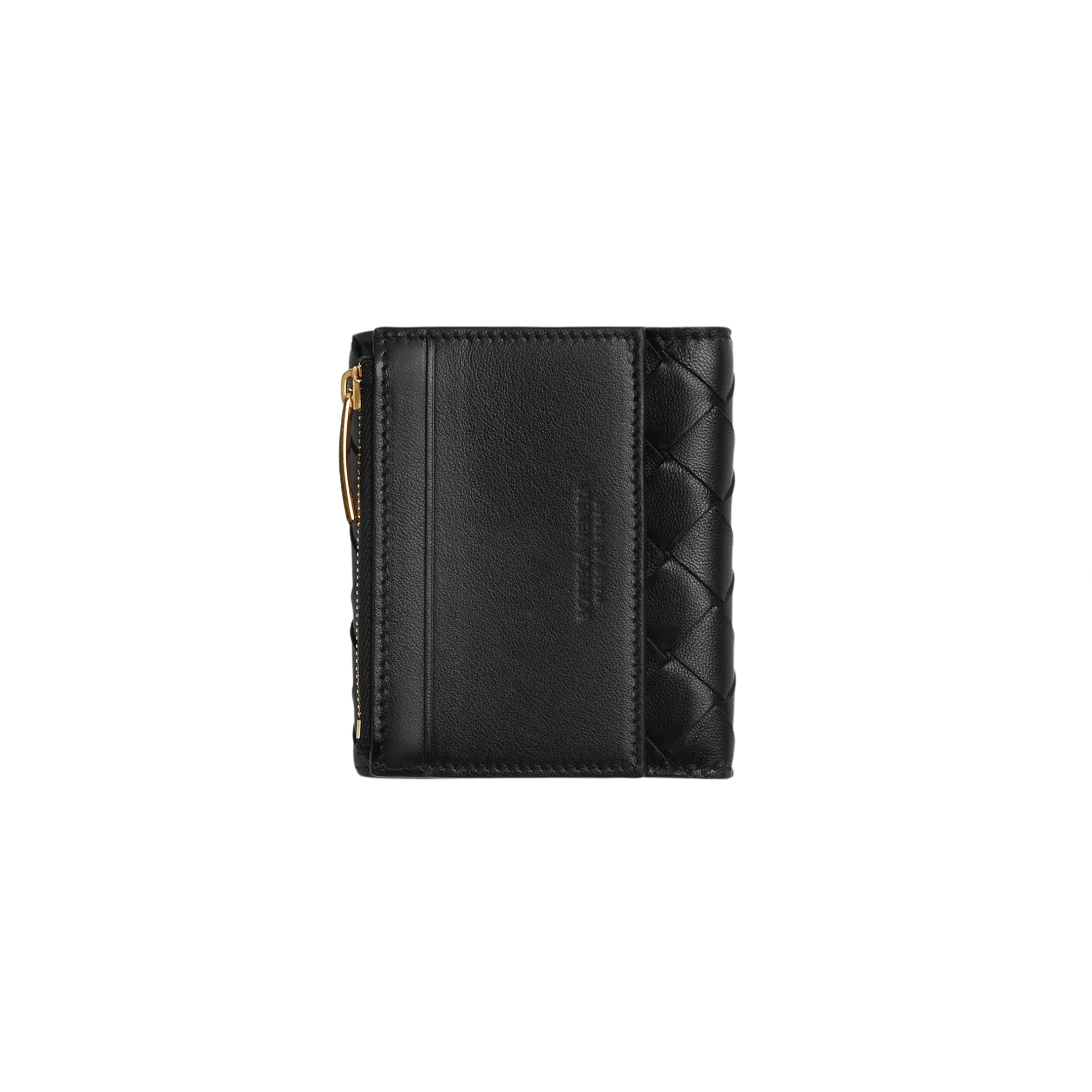 보테가 베네타 디테처블 카드 케이스 트라이폴드 지퍼 지갑 블랙(Bottega Veneta Tri-Fold Zip Wallet with Detachable Card Case Black) - 3
