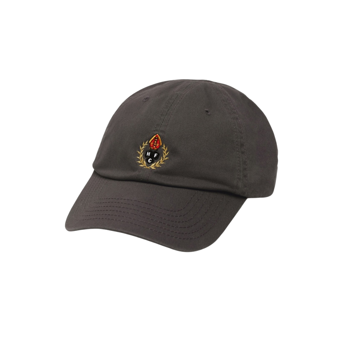 헤리티지 플로스 크레스트 트윌 워시드 캡 차콜 | Heritage Floss | KREAM Heritage Floss Crest Twill Washed Cap Charcoal