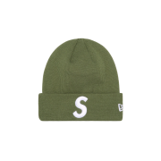 Supreme New Era S Logo Beanie Olive - 23FW