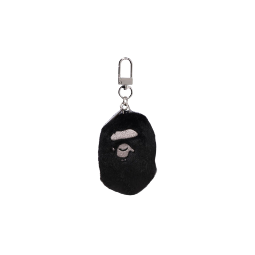 베이프 베이싱 에이프 헤드 포우 퍼 키체인 브라운 | BAPE | KREAM