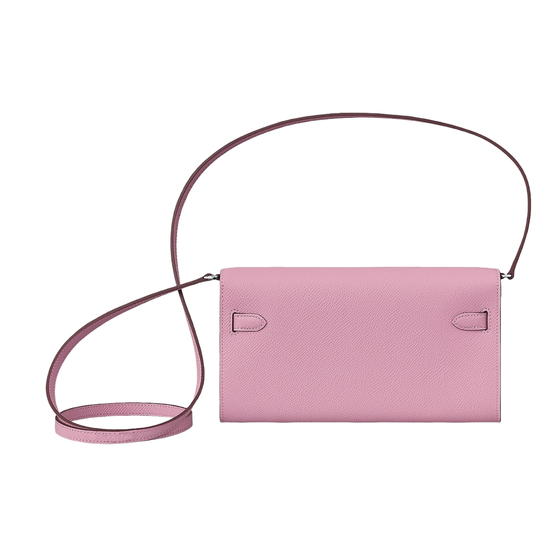 H080253CKX9 Hermes Kelly Classic To Go Wallet Epsom & Palladium Mauve - #2
