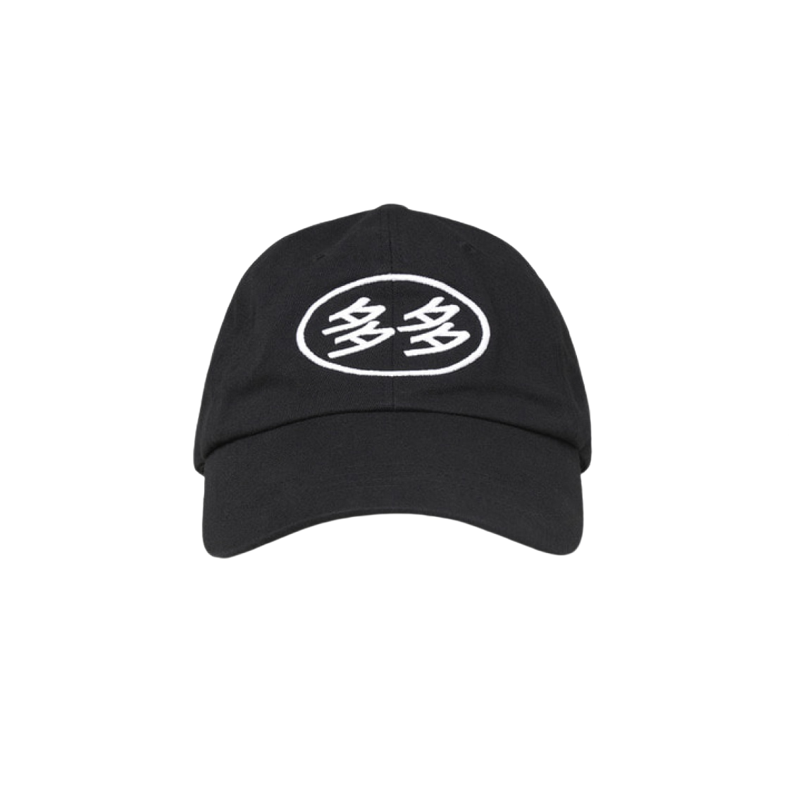 다다 글로우 로고 캡 블랙