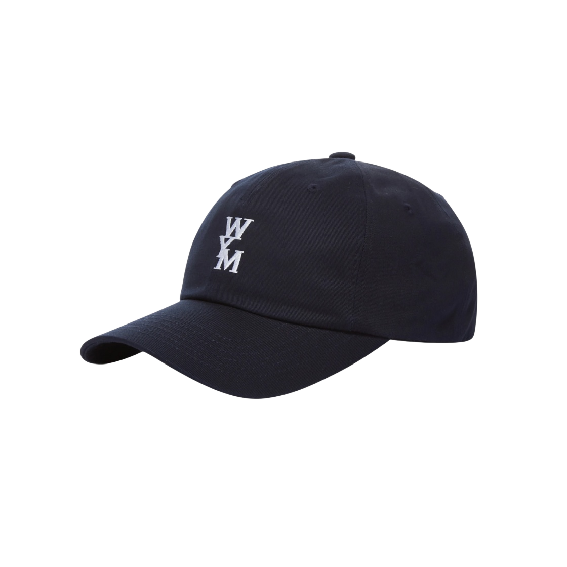 W213AC51992N Wooyoungmi White Logo Ball Cap Navy - 21FW - 대표 이미지 #1