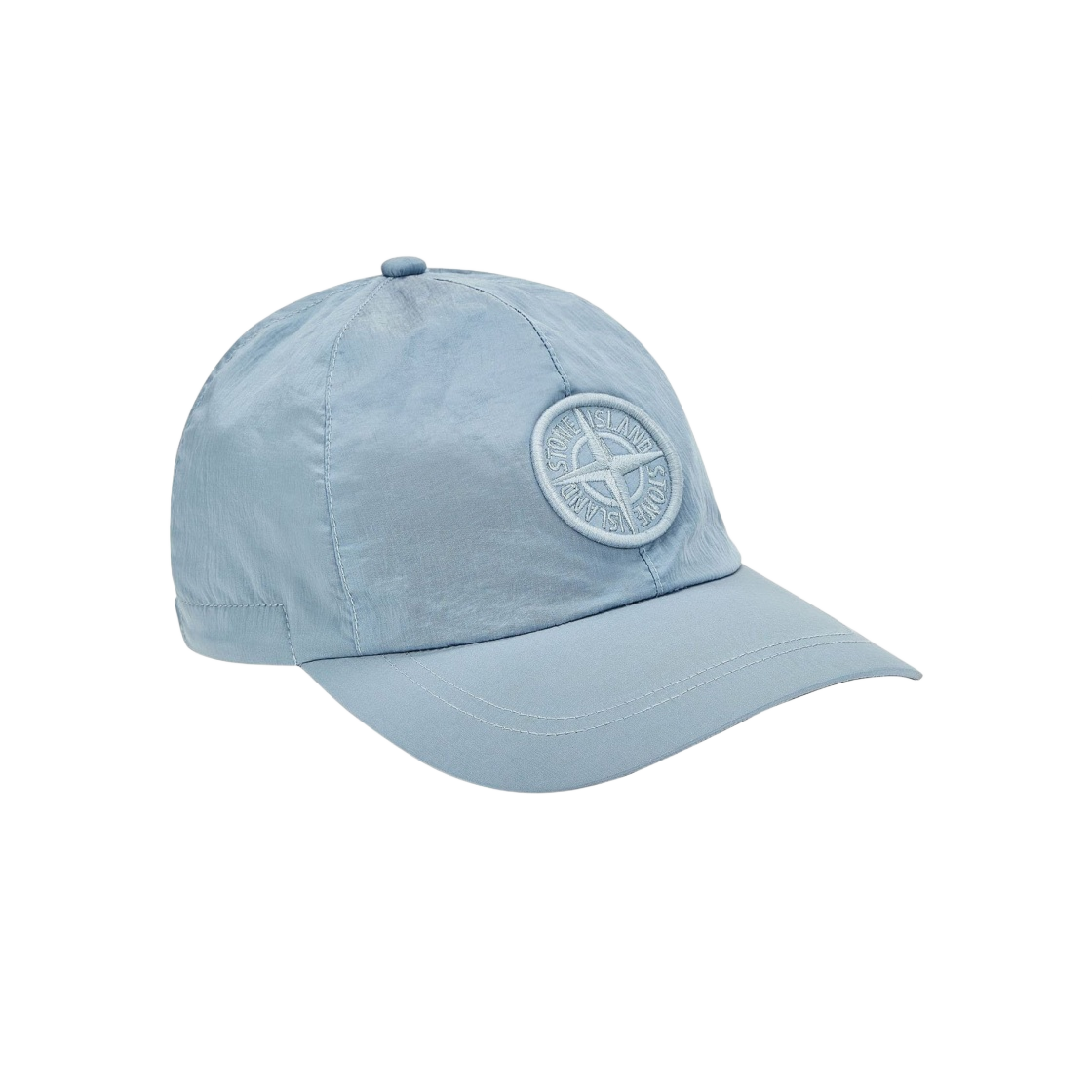 스톤 아일랜드 99576 나일론 메탈 6-패널 캡 스카이 블루 - 23FW(Stone Island 99576 Nylon Metal 6-Panel Cap Sky Blue - 23FW)
