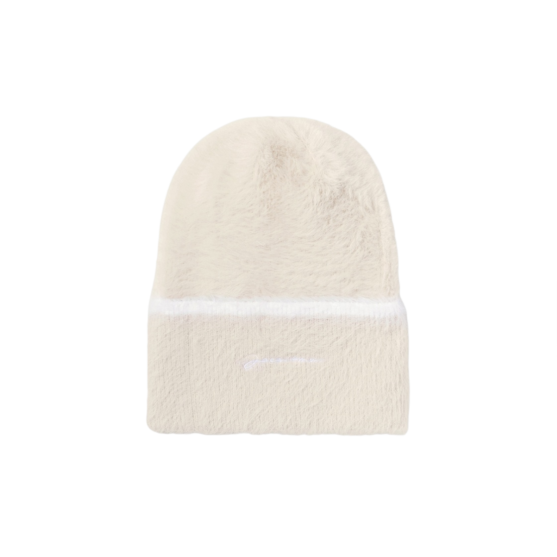 자크뮈스 르 보닛 네브 플러피 비니 오프 화이트(Jacquemus Le Bonnet Neve Fluffy Beanie Off White) - 1