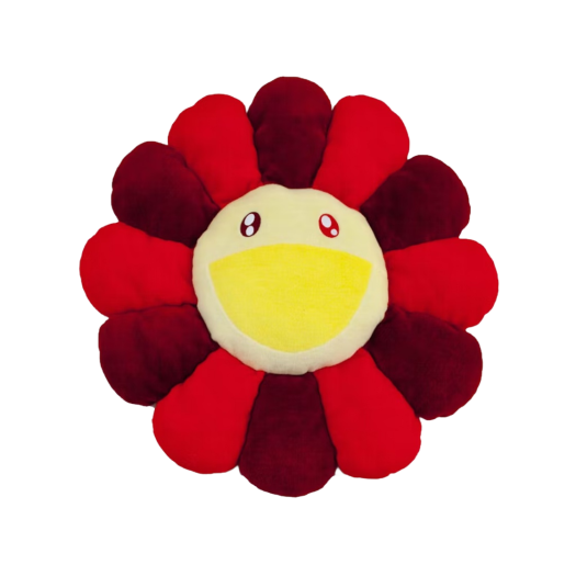 Kaikai Kiki Flower Cushion 60cm Rose Red