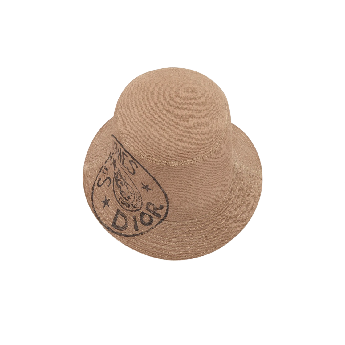 (W) 디올 유니온 스몰 브림 버킷햇 베이지((W) Dior Union Small Brim Bucket Hat Beige) - 1
