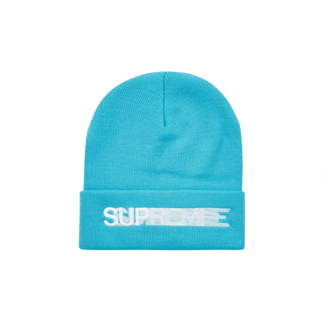 슈프림 모션 로고 비니 브라이트 블루 - 23SS