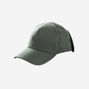 C.P. Company Goggle Back Logo Cap Green - 21SS