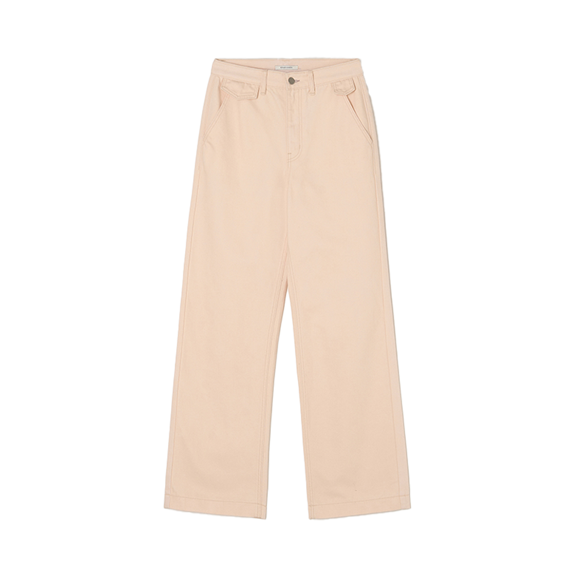 비뮤즈맨션 포켓 포인트 코튼 팬츠 피치(BEMUSE MANSION Pocket point cotton pants Salmon Peach)