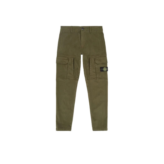 스톤 아일랜드 64551 코튼 플리스 카고 팬츠 화이트 - 21SS | Stone Island | KREAM Stone Island 64551 Cotton Fleece Cargo Pants... 