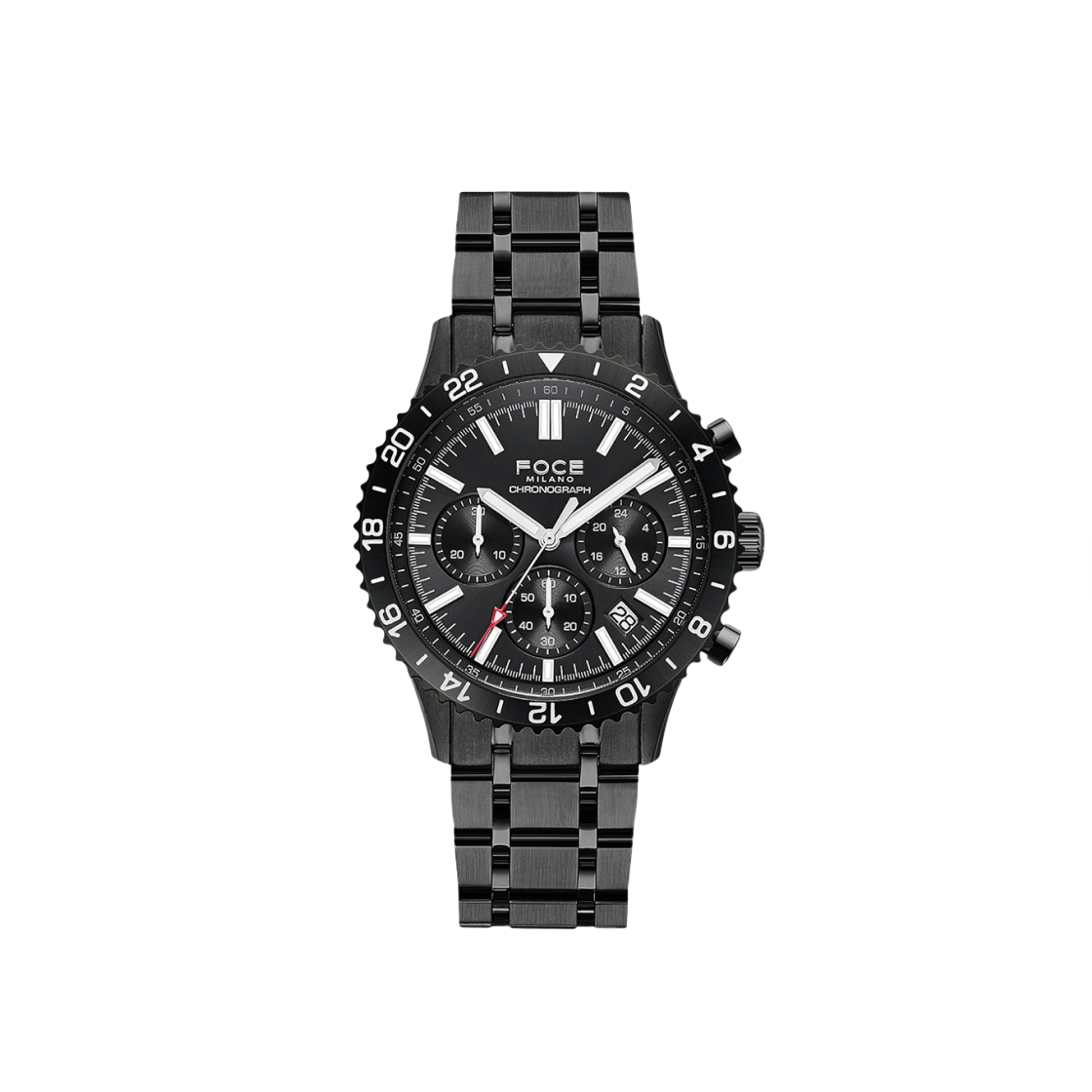 포체 45mm 메탈 워치 블랙(Foce 45mm Metal Watch Black)