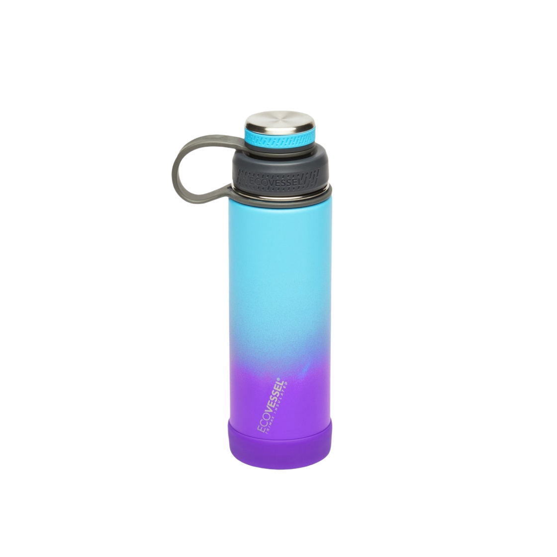 에코베슬 더 볼더 20온즈 스크류 탑 스트레이너 텀블러 591ml 라벤더 필드(Ecovessel The Boulder 20 oz. Screw Top Strainer Tumbler 591ml Lavender Fields)