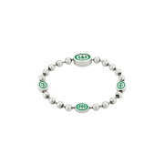 Gucci Interlocking G Boule Chain Bracelet Silver