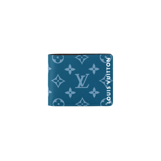 Louis Vuitton Slender Wallet Atlantic Blue Monogram